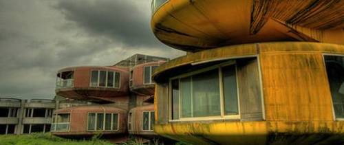 Abandoned UFO houses, 15km north of Taiwan's capitol