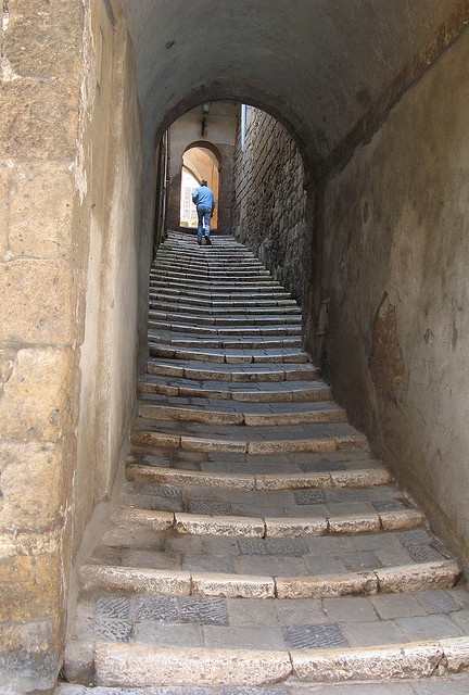 Tuscan stairs
